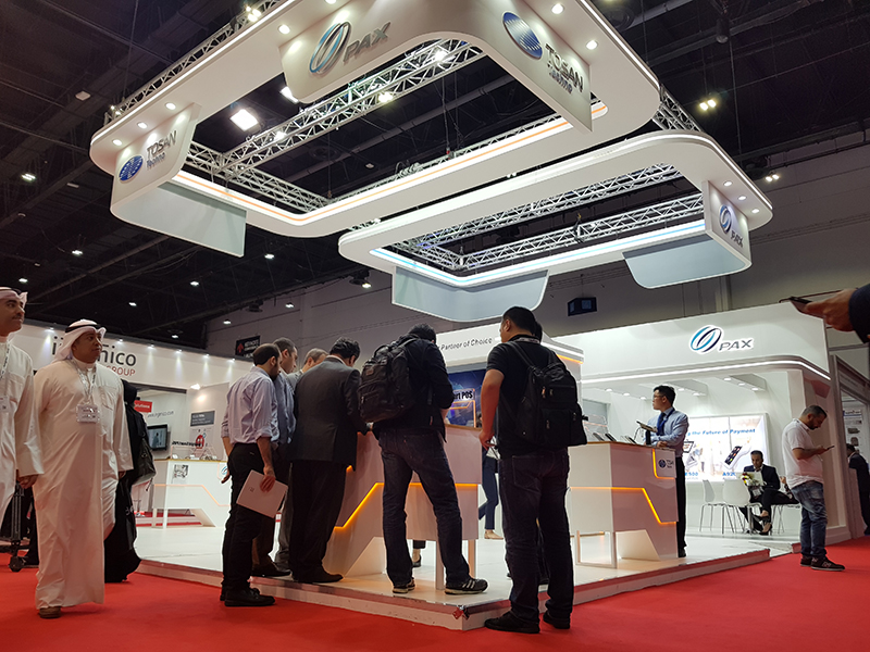 TOSAN Techno Stand in the Seamless Middle East 2018