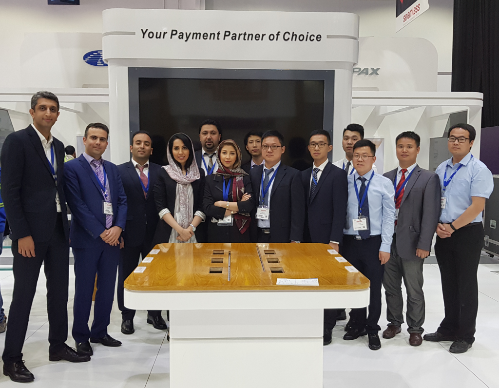 TOSAN Techno Stand in the Seamless Middle East 2018